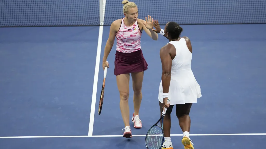 Kateřina Siniaková a Taylor Townsendová