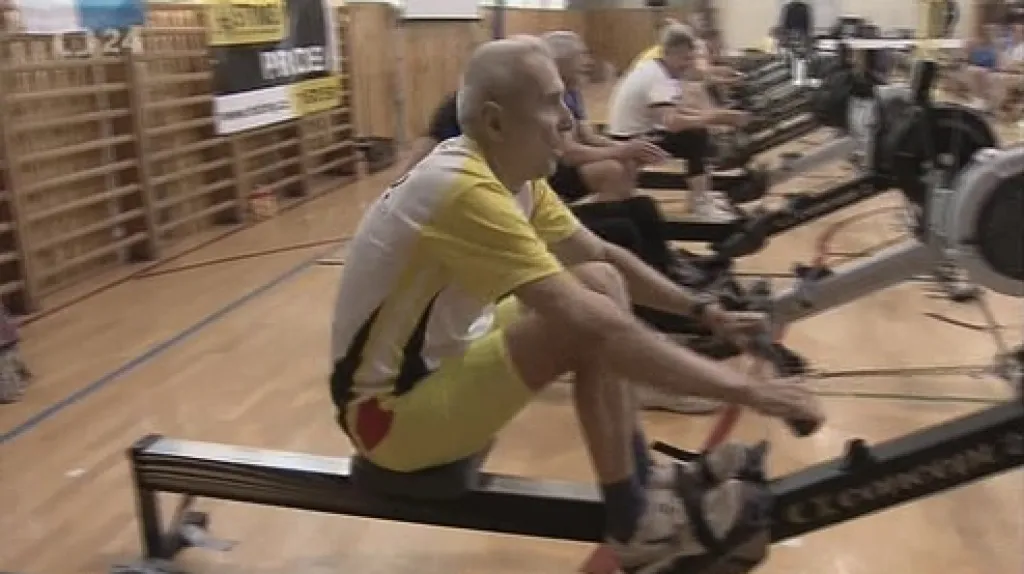 Sestřih z PČR v jízdě na veslařských trenažérech