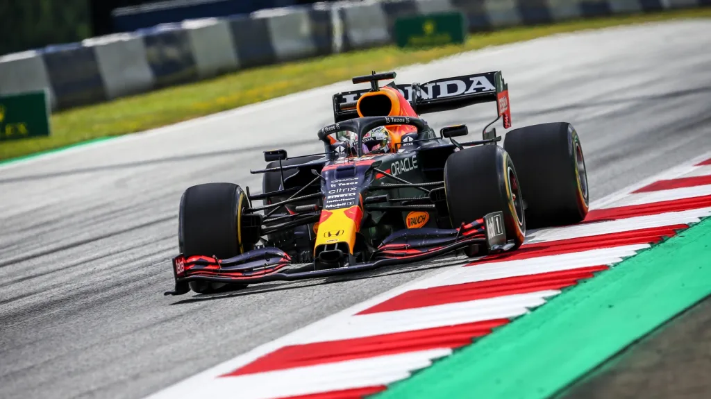Max Verstappen při Velké ceně Štýrska