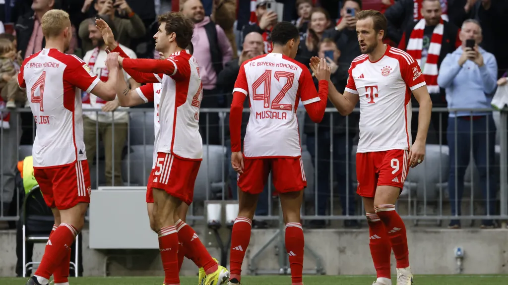 Fotbalisté Bayernu Mnichov