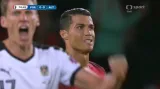 Moment v utkání Portugalsko - Rakousko: Ronaldova neproměněná penalta