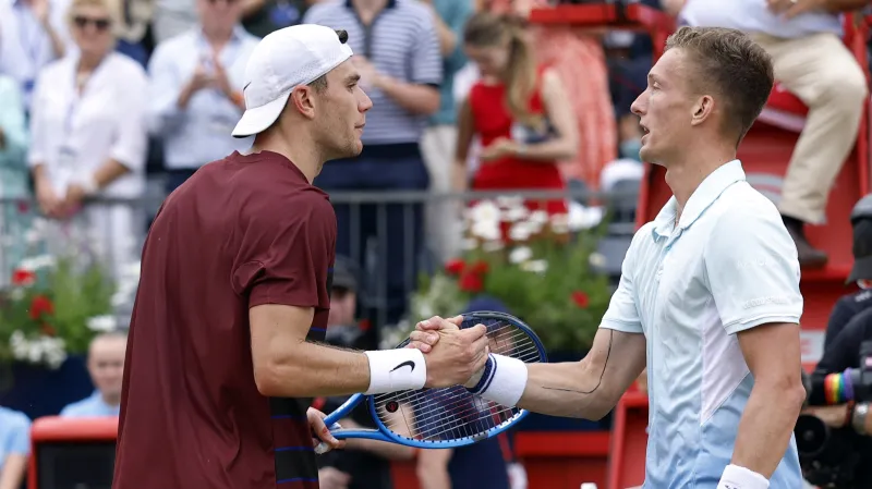 Jiří Lehečka a Jack Draper