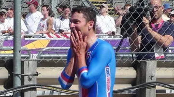 Jiří Ježek bezprostředně po výhře