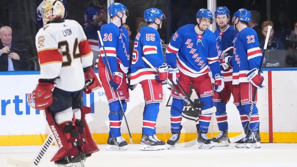Radost hokejistů NY Rangers