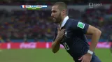 Gól v utkání Francie - Honduras: Benzema - 3:0 (72. min.)