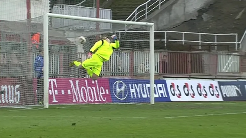 Gól v utkání Česko U21 - Norsko U21: Hanousek - 1:0 (41. min.)