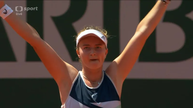 Poslední gem utkání Krejčíková - Gauffová