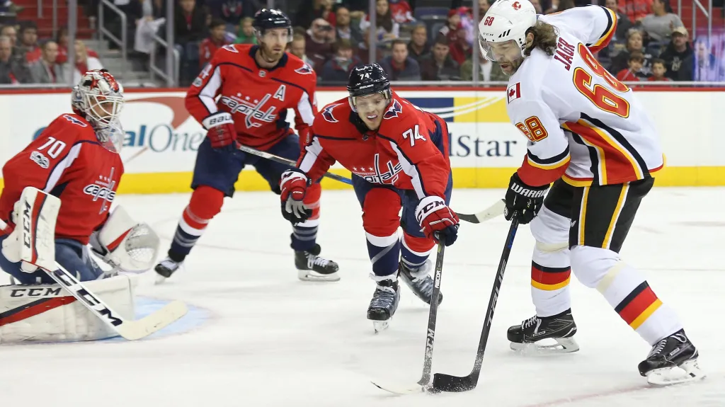 Jágr na ledě Washingtonu