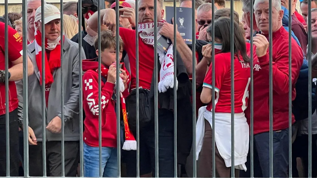 Příznivci Liverpoolu před finále LM 2022