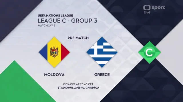 Sestřih utkání Moldavsko - Řecko