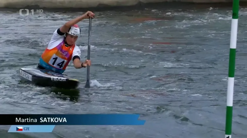 Kanoistka Martina Satková obsadila na MS páté místo