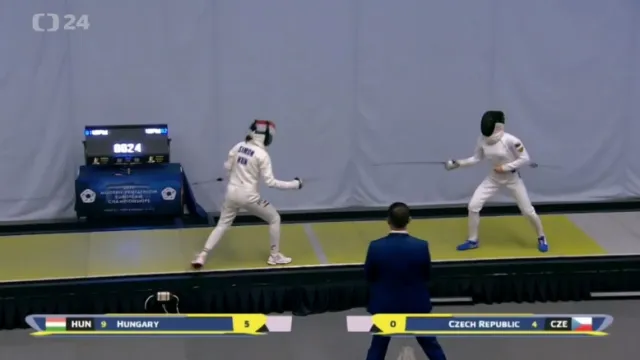 Česká smíšená štafeta bere na ME v moderním pětiboji stříbro