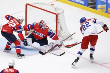 Jáchym Kondelík v zápase s Norskem