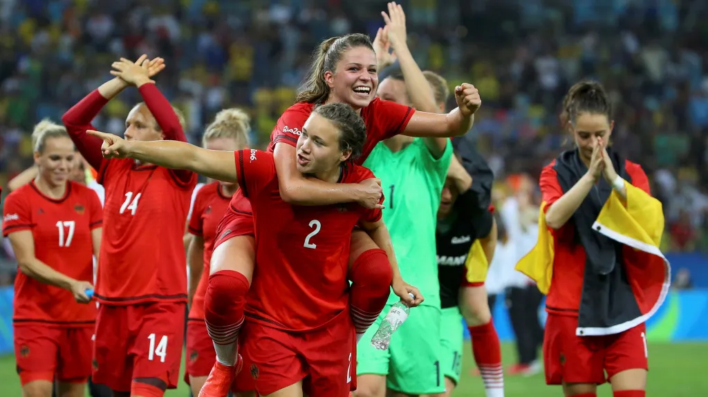 Vítězky olympijského turnaje Němky