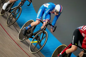 Dráhový cyklista Adam Křenek