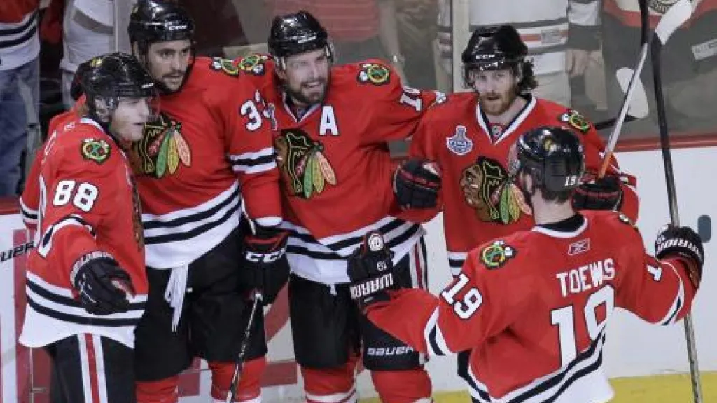 Hráči Chicaga Blackhawks