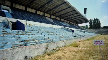 Stadion na Tehelném poli před zbouráním