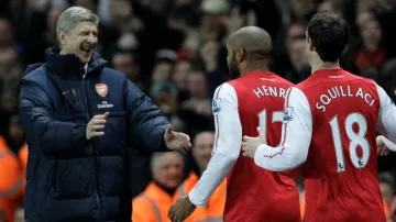 Thierry Henry a Arséne Wenger