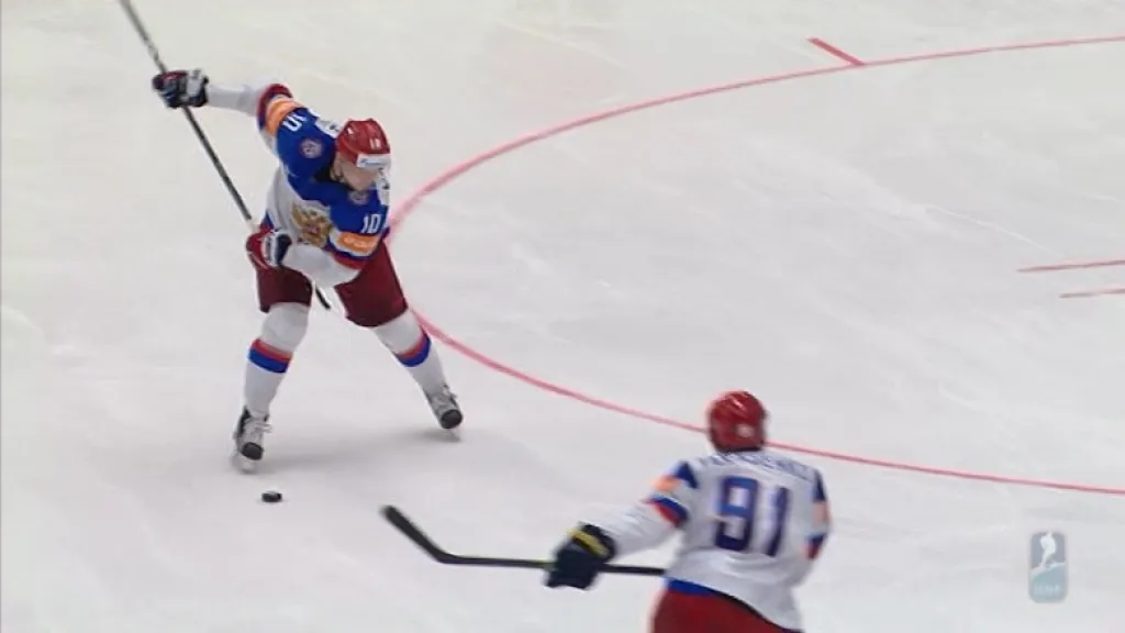 Gól v utkání Slovensko - Rusko: Mozjakin - 1:1 (28. min.)