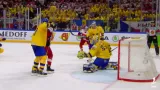 Gól v utkání Švédsko - Česko: Hyka - 3:2 (56. min.)