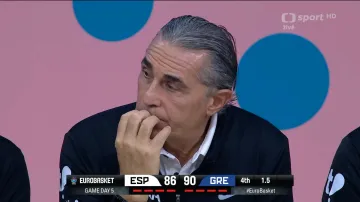 Závěr utkání Španělsko – Řecko