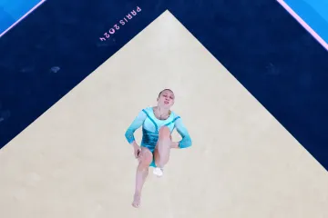 Rumunská gymnastka Ana Barbosuová