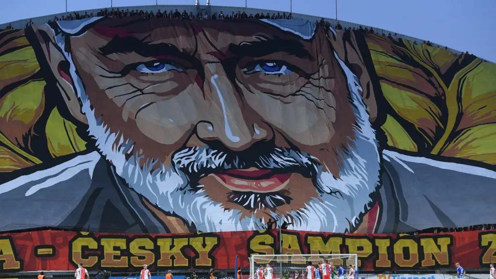 Choreo Jindřicha Trpišovského od fanoušků Slavie