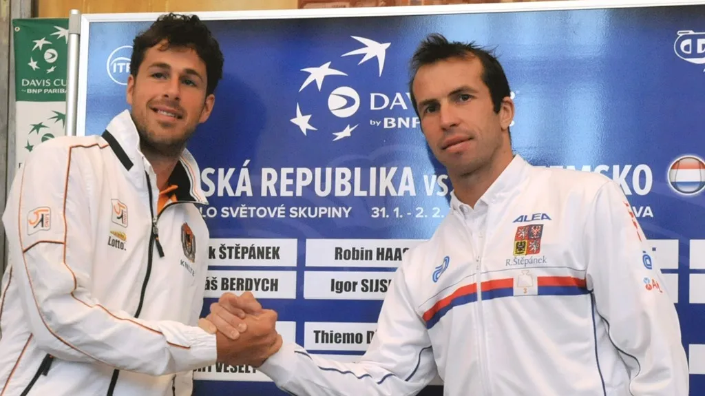Robin Haase a Radek Štěpánek