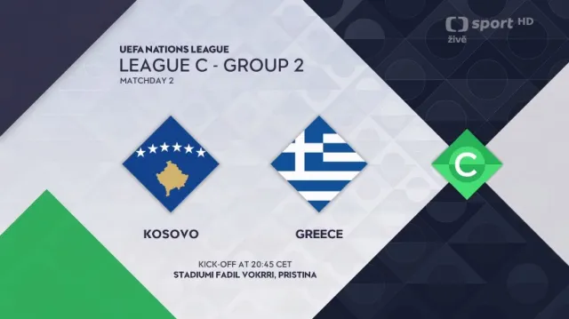 Sestřih utkání Kosovo - Řecko