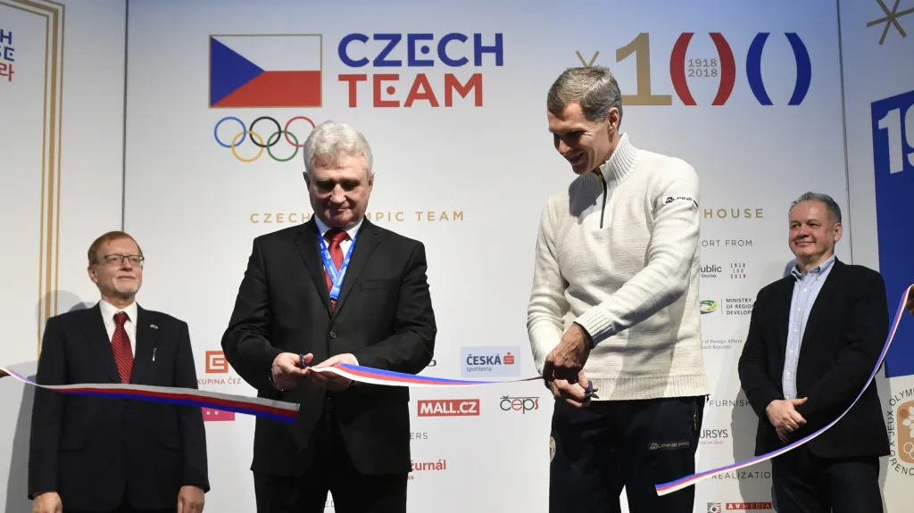 Otevření Českého olympijského domu na ZOH 2018