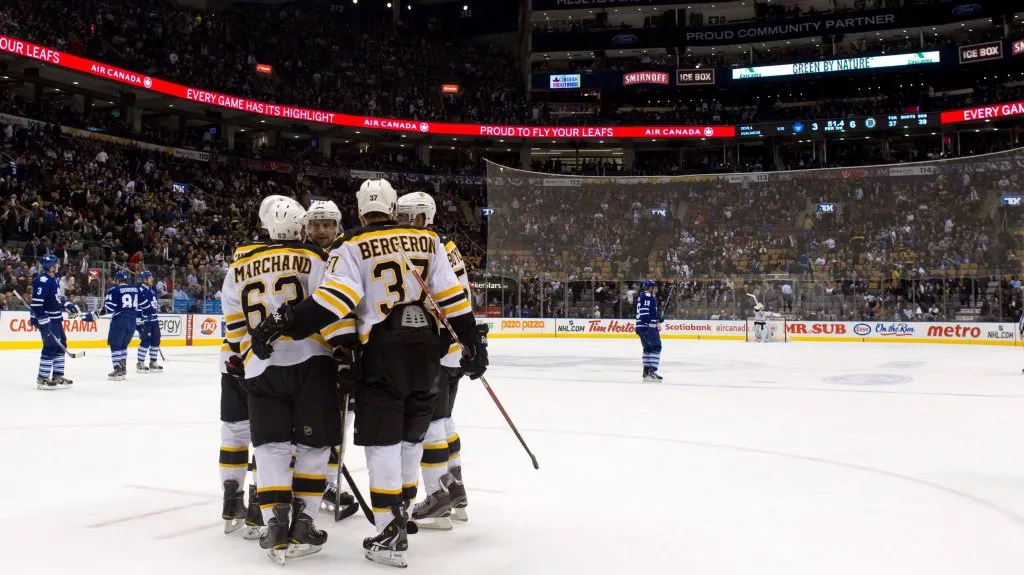 Radost hokejistů Bostonu