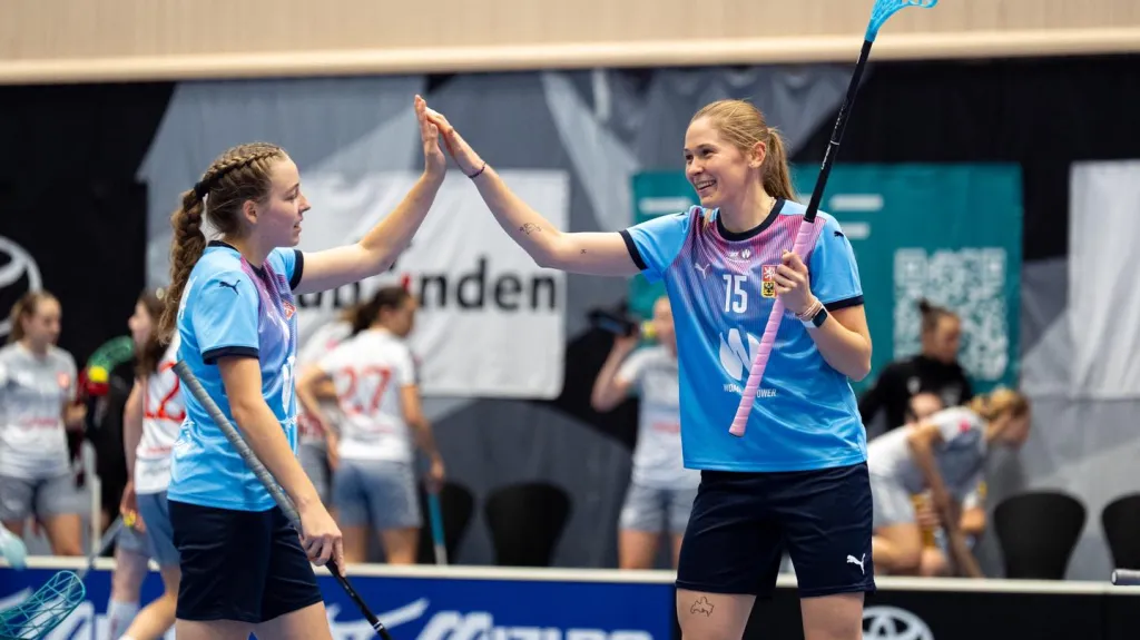 České florbalistky