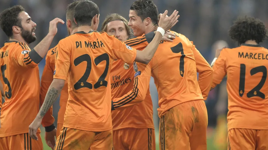 Slavící hráči Realu Madrid