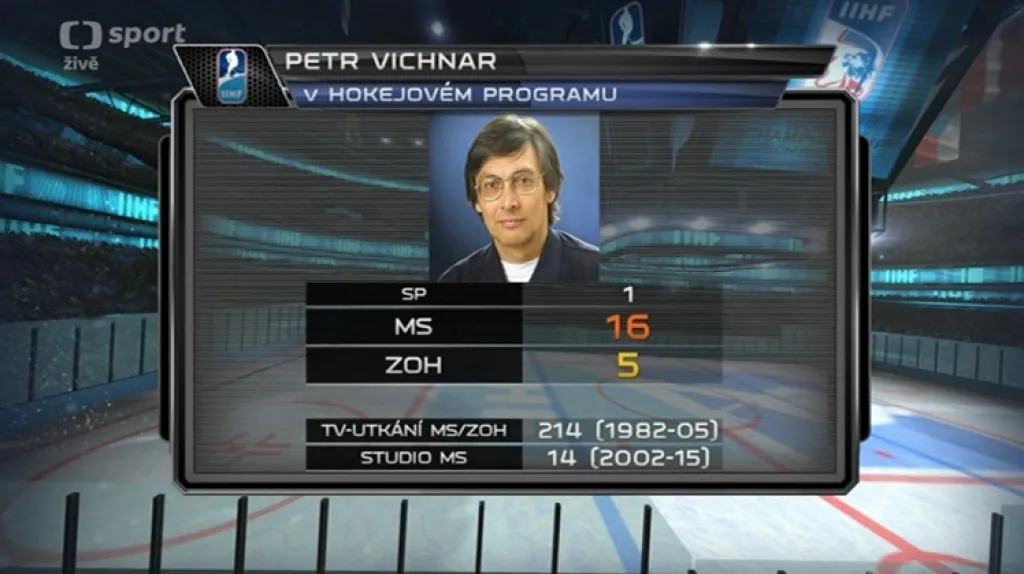 Loučení Petra Vichnara s hokejovými MS