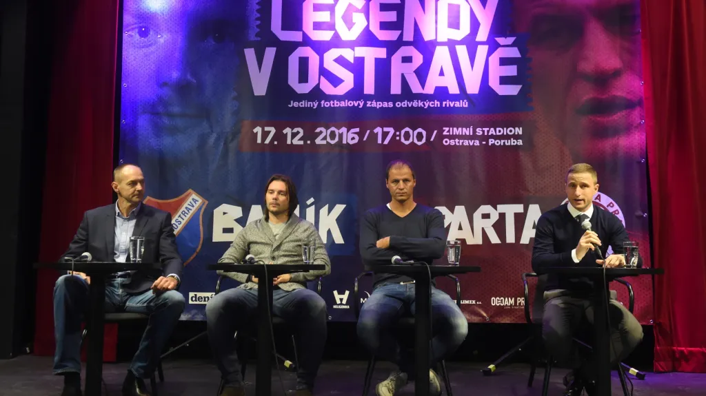 Fotbalové utkání legend Baníku a Sparty