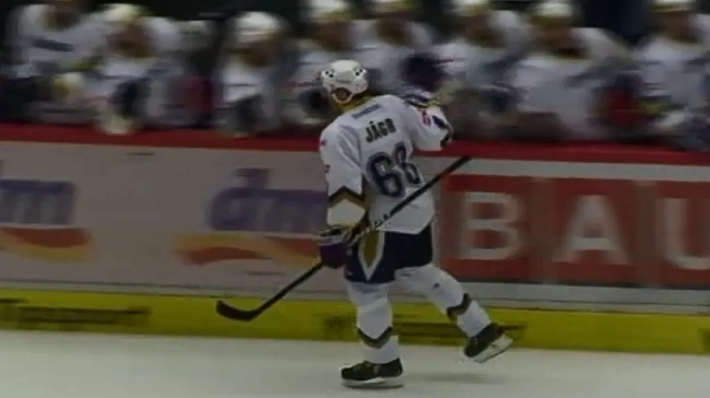 Jaromír Jágr v dresu Kladna