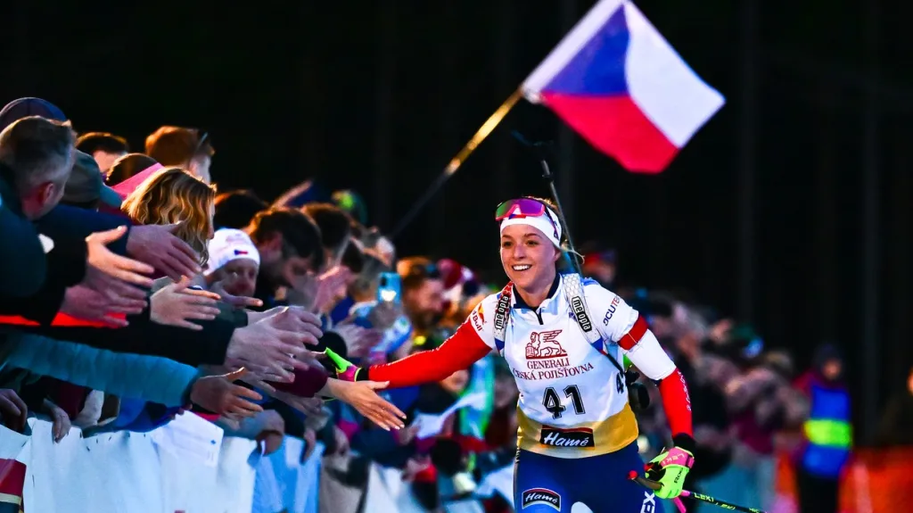 Markéta Davidová na MČR exhibici