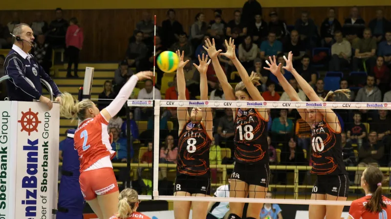 Sestřih volejbalového utkání Prostějov - Eczacibasi
