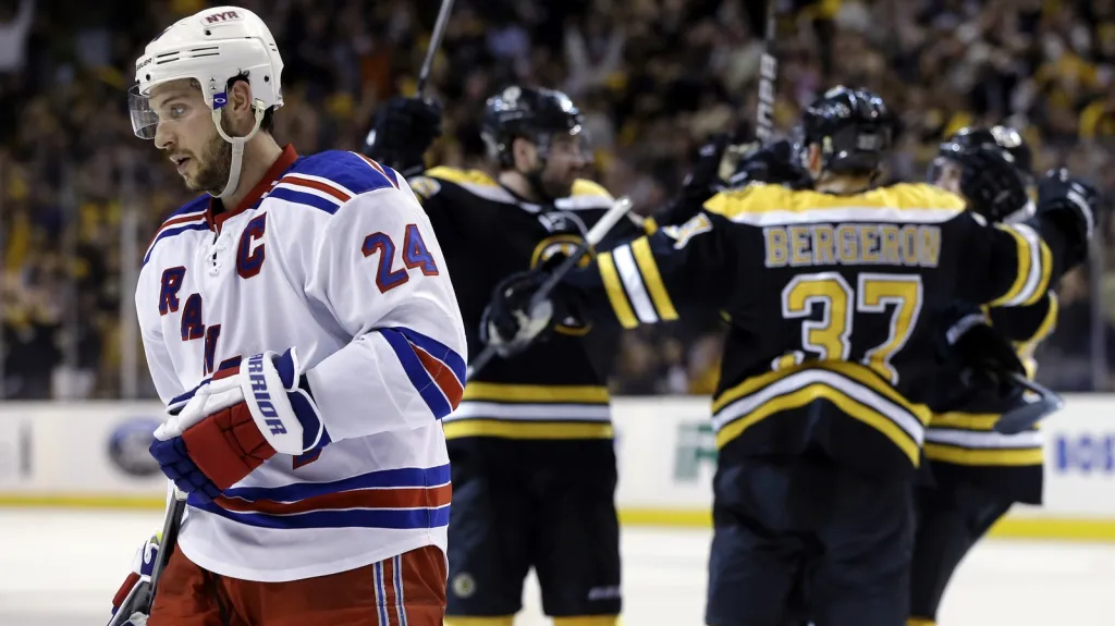 Radost hokejistů Bostonu