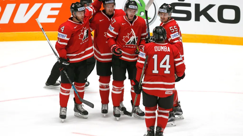 Radost hokejistů Kanady