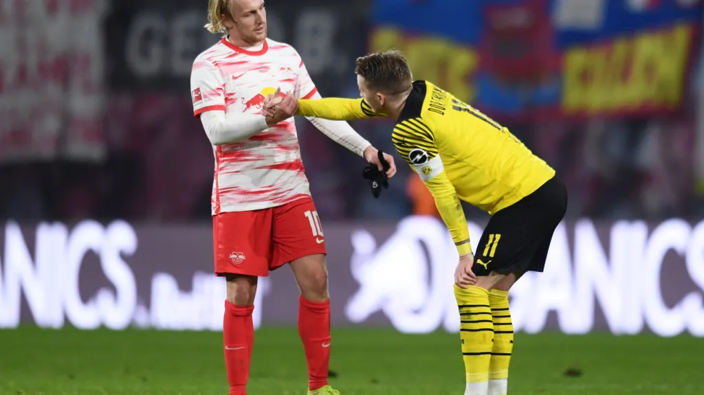 Emil Forsberg po utkání s Marcem Reusem