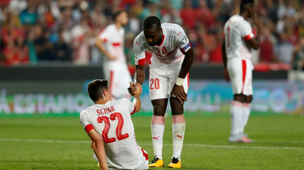Zklamaní fotbalisté Švýcarska