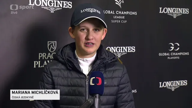 Rozhovor s jezdkyní Michlíčkovou a Portychovou