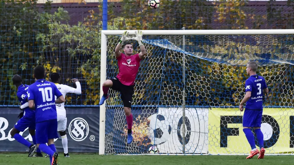 Fotbalisté Vlašimi v akci