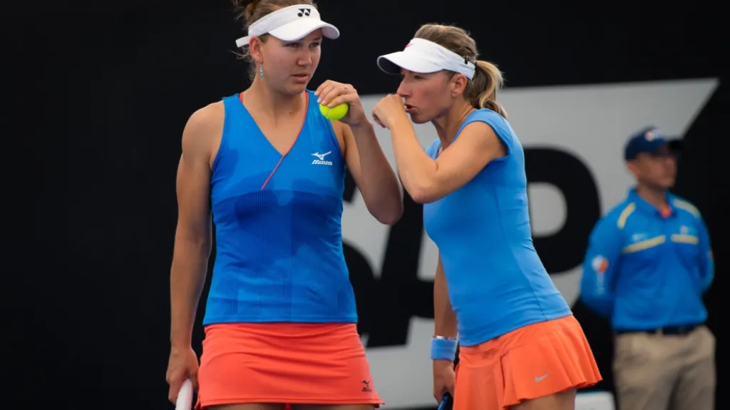 Nicole Melicharová a Květa Peschkeová