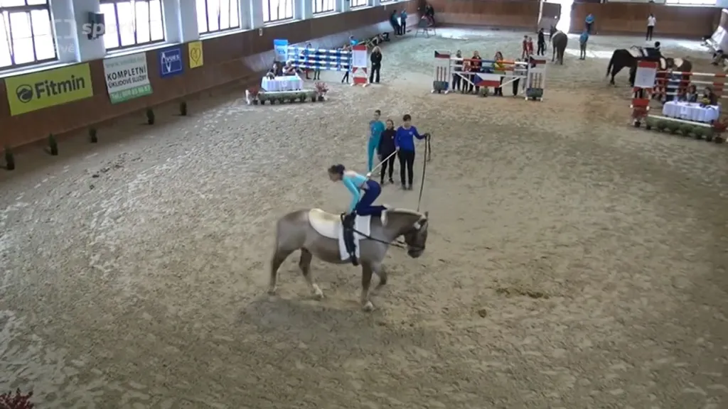 Z vítězství na šampionátu v paravoltiži se radovala Chmelařová