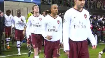 Hráči londýnského Arsenalu