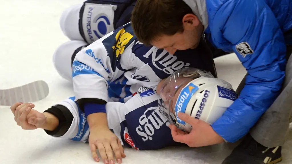 Zraněný plzeňský Jan Schleiss