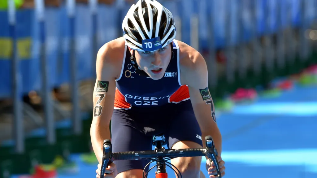 Triatlonista Radim Grebík 