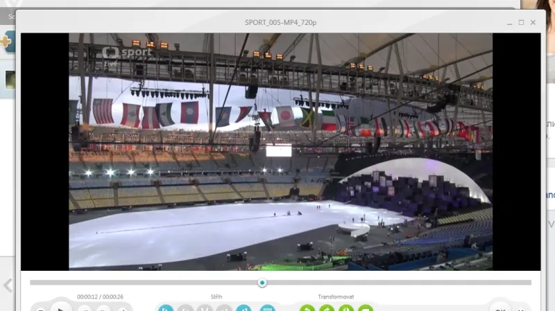 Maracaná se chystá na slavnostní zahájení Her